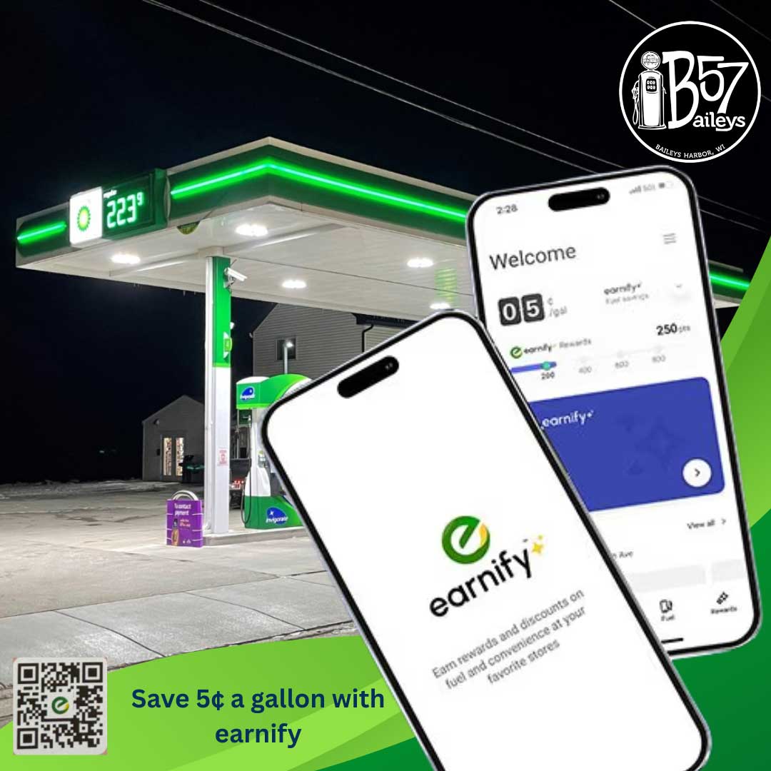 Earnify rewards app to help you save money at Baileys 57 Earnify rewards app to help you save money at Baileys 57